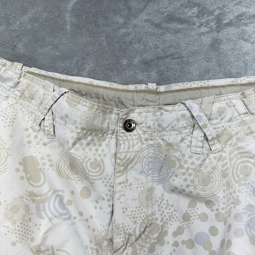 Jordan Cargo Shorts Beige Abstract Print Baggy Size 38R